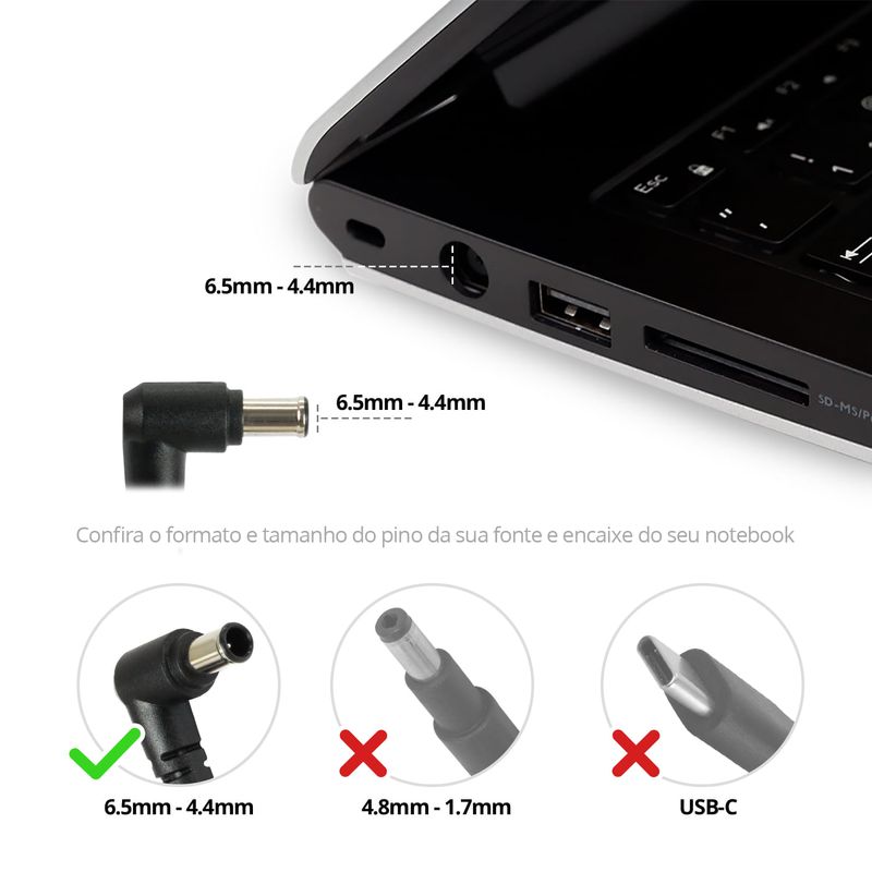 Fonte Carregador para Notebook Sony Vaio PCG-7141m-3?v=20241112162627