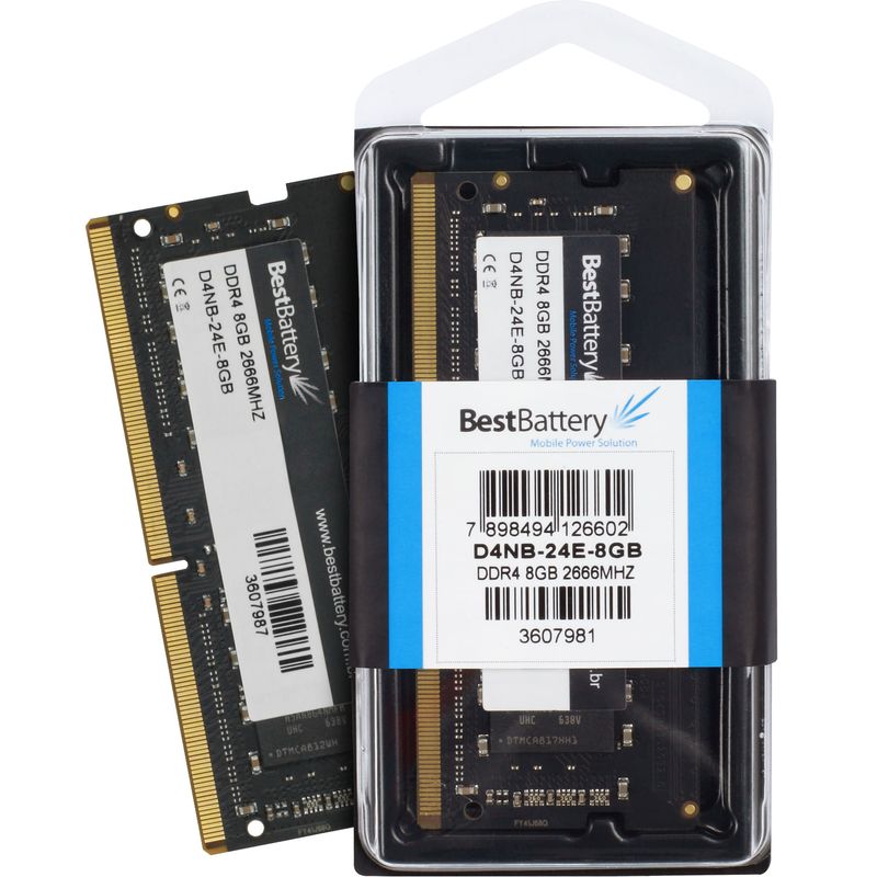 Memoria DDR4 8Gb 2666Mhz para Notebook - BB Baterias