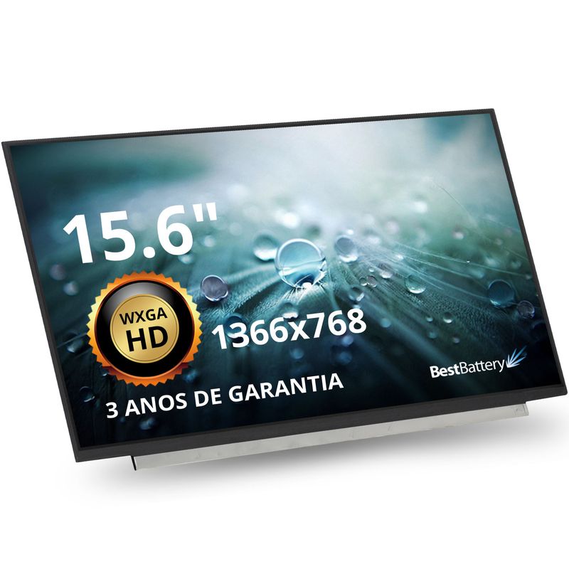 Écran LCD LED De Remplacement 15.6 Pouces - Résolution 1366x768 - Compatible Divers Modèles - Visiodirect
