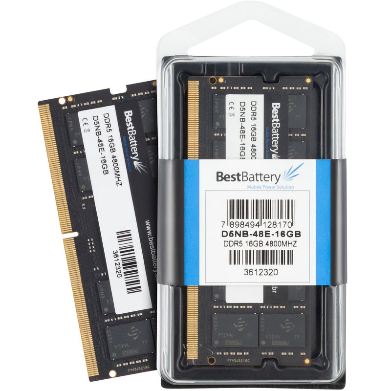 Memoria RAM 16GB DDR5 4800Mhz para Notebook Asus - BB Baterias
