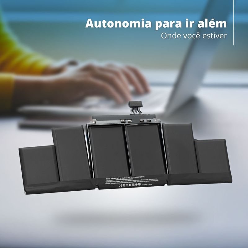 Bateria para Notebook Apple MacBook A1398 - BB Baterias